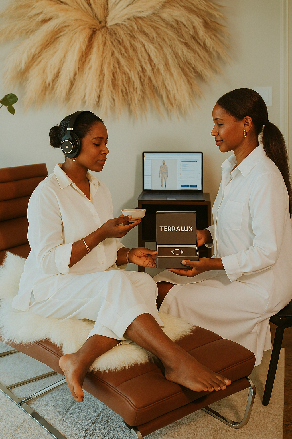 AI-informed TerraLux wellness interface