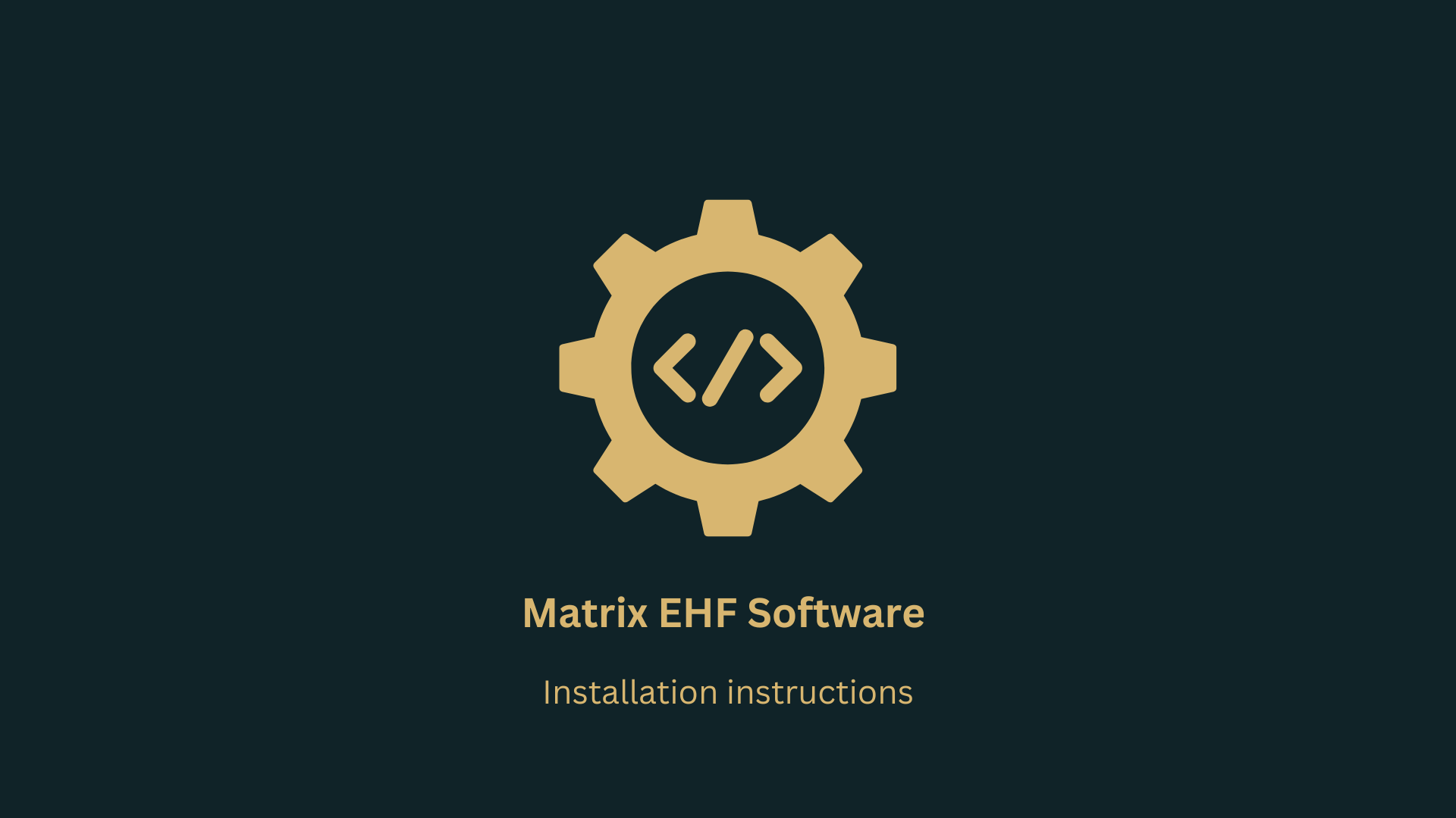 Software Installation